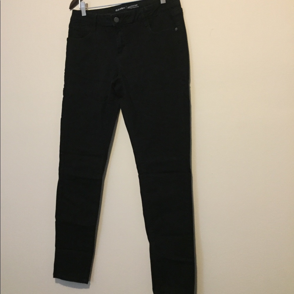 Tall 14-Long Low-Rise Black Denim Jeans